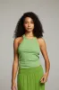 August Piquant Green Tank Top sold by Chaser
