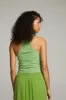 August Piquant Green Tank Top sold by Chaser