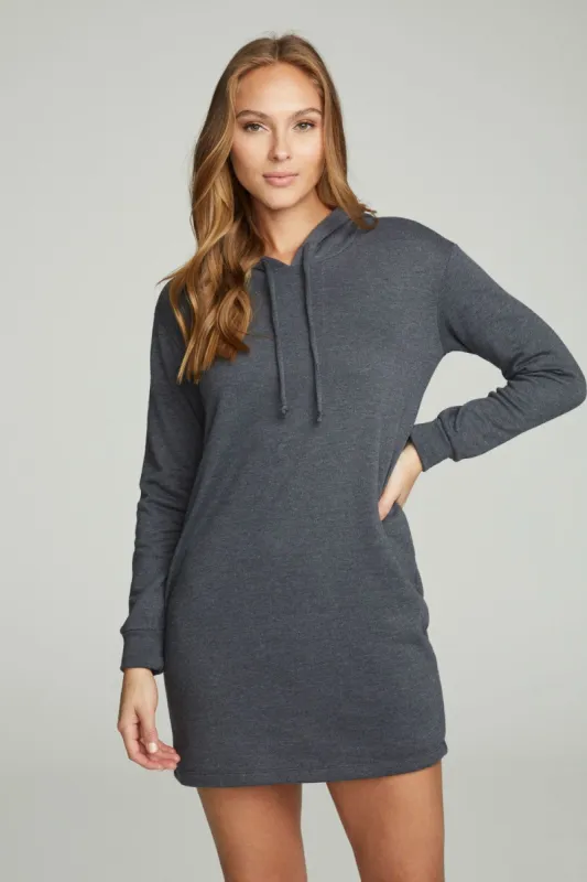Long Sleeve Hoodie Dress sold by Chaser
