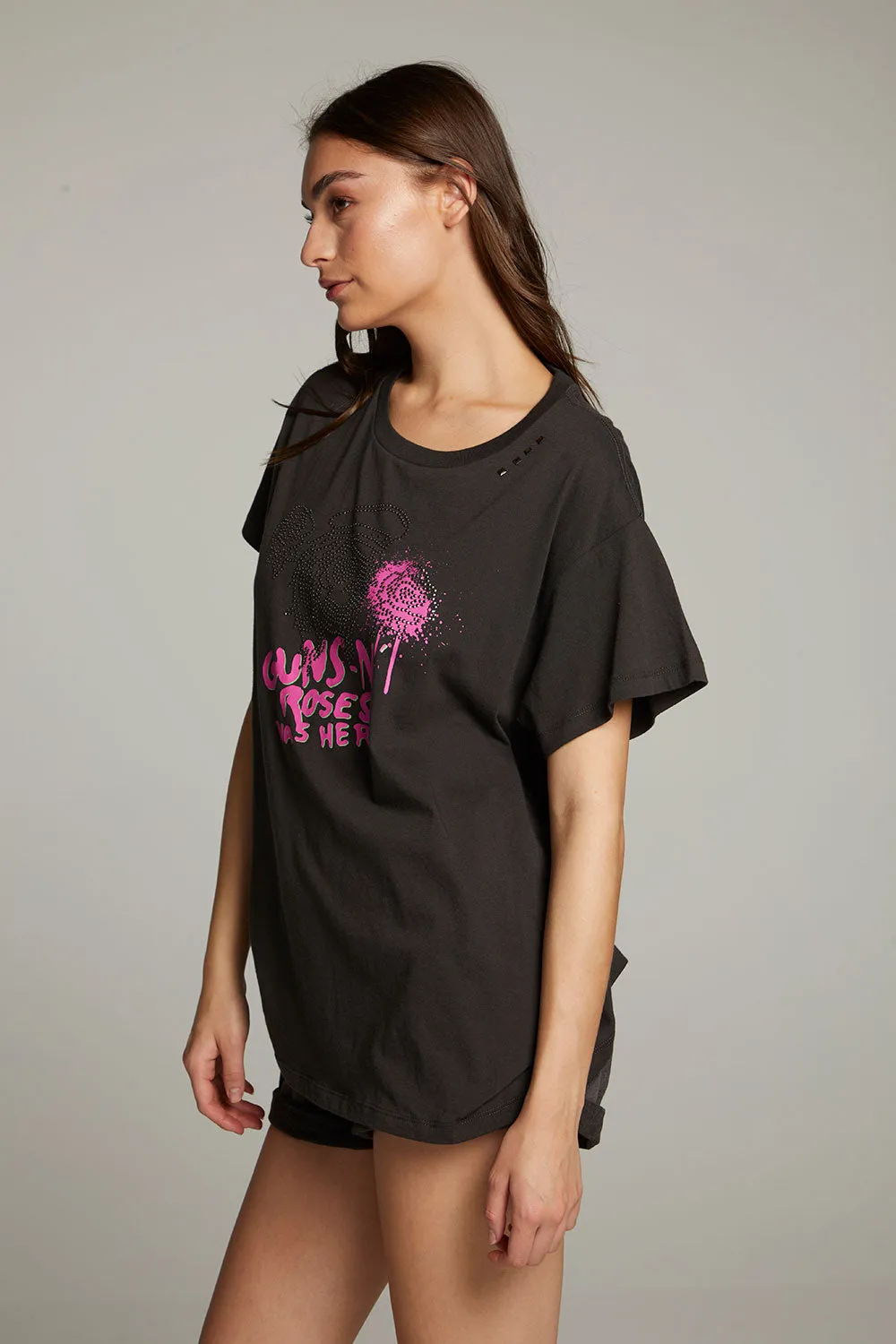 Gun n' Roses Studded Skull Tee sold by Chaser product image thumbnail 3