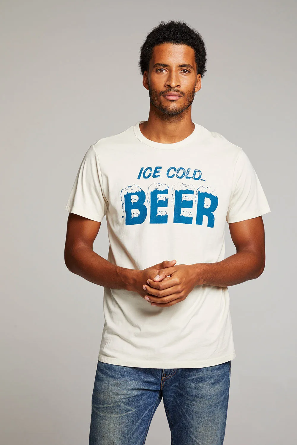 Ice Cold Beer Mens Tee sold by Chaser product image thumbnail 2