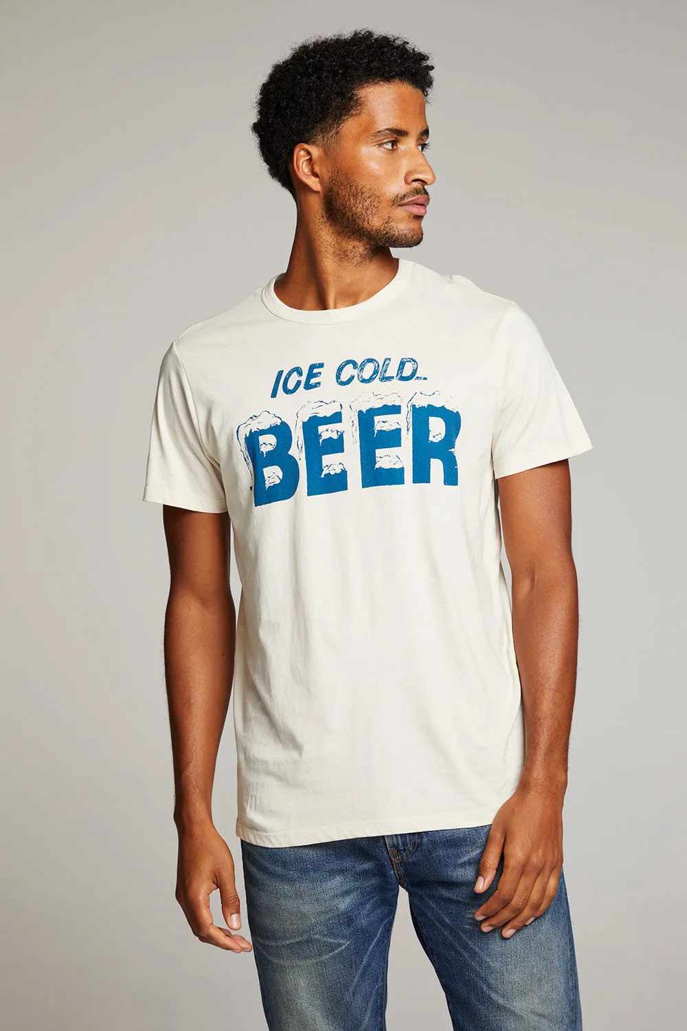 Ice Cold Beer Mens Tee sold by Chaser product image thumbnail 3