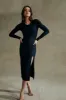 Vedaa Licorice Midi Dress sold by Chaser