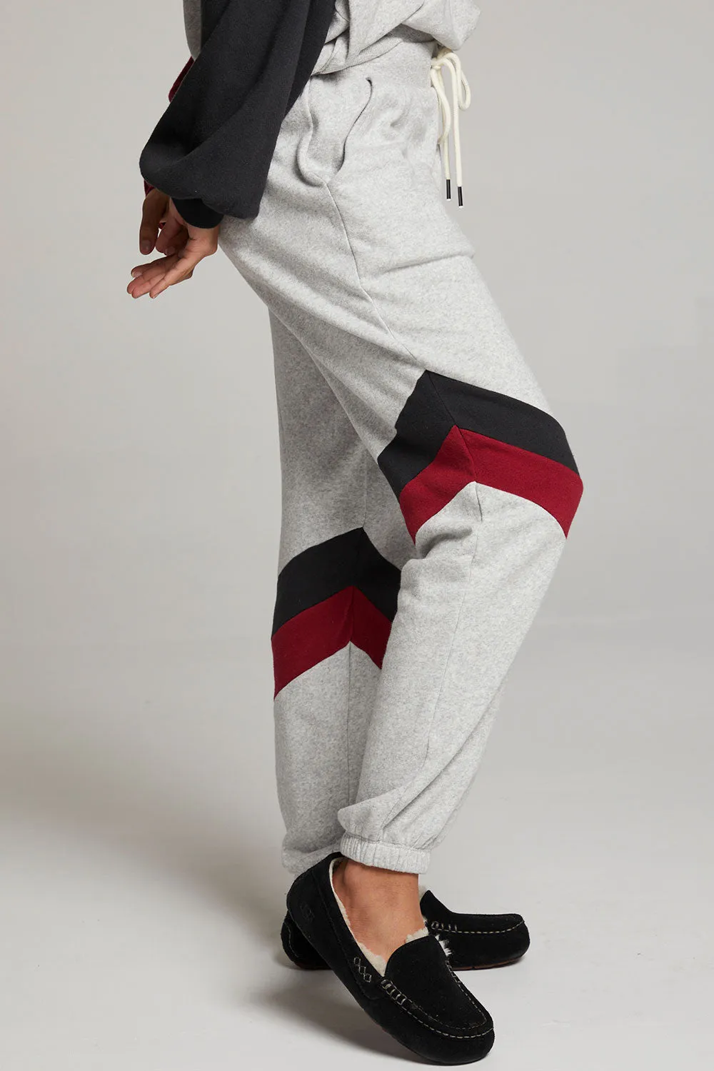 Skull Fire Color Block Joggers sold by Chaser product image thumbnail 2