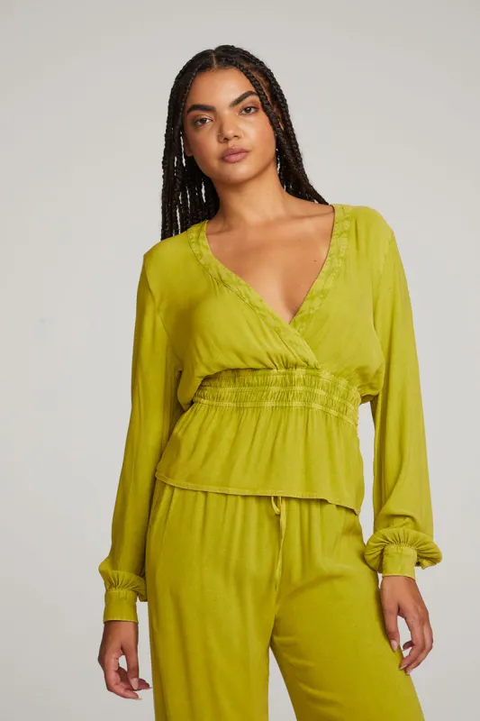 Liberty Citron Blouse sold by Chaser