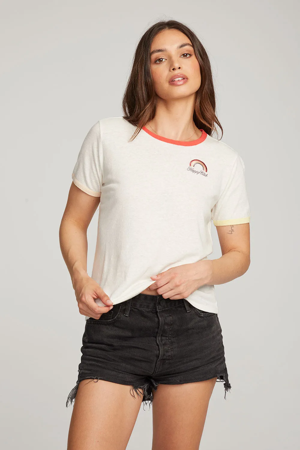 Happy Club Tee sold by Chaser product image thumbnail 4