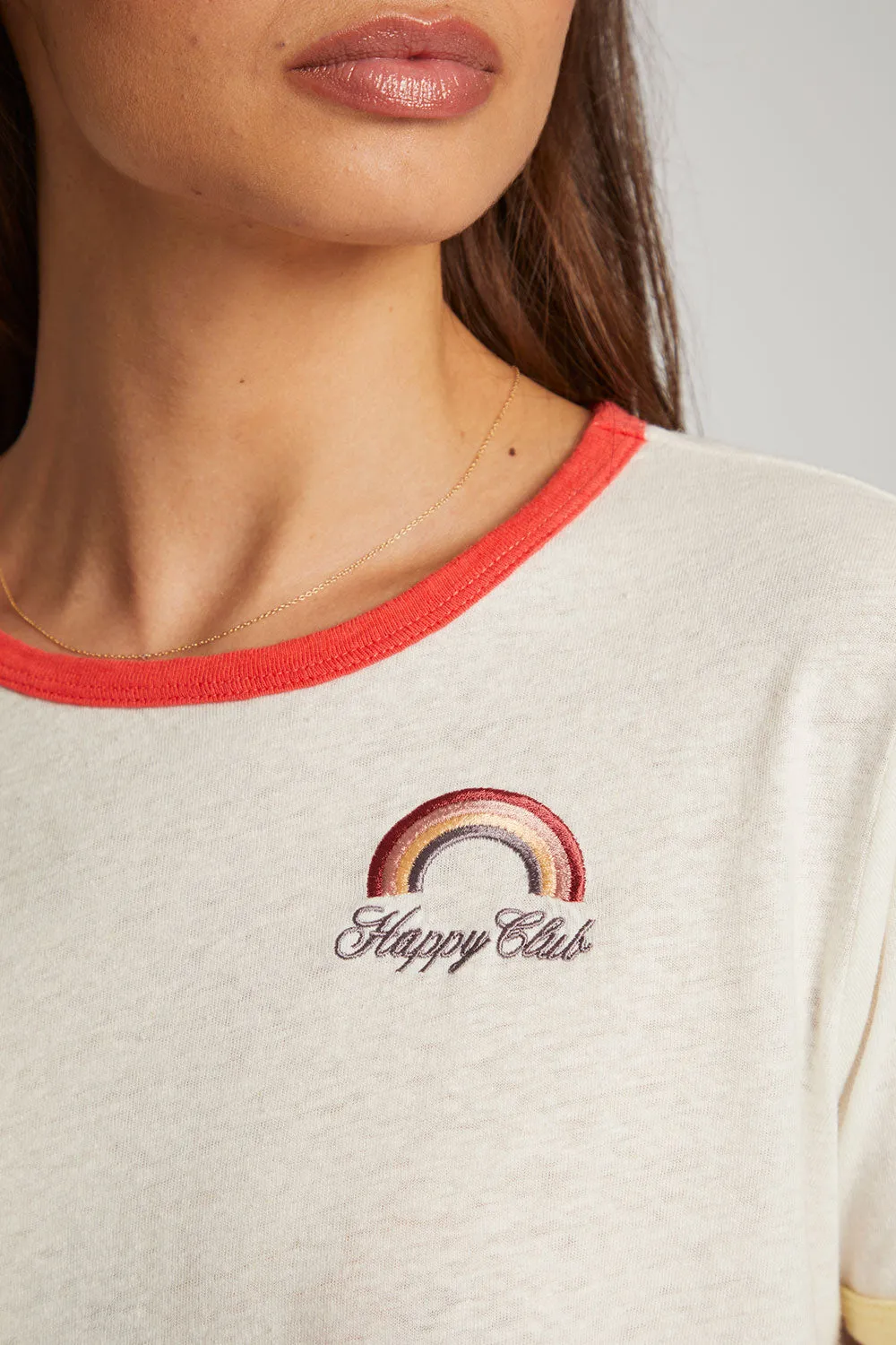 Happy Club Tee sold by Chaser product image thumbnail 3