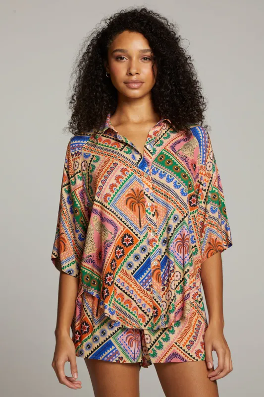 Marlin Paradise Mystic Button Up made by Chaser