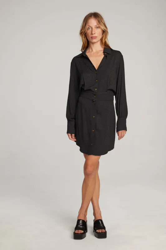 Paxton Licorice Mini Dress sold by Chaser