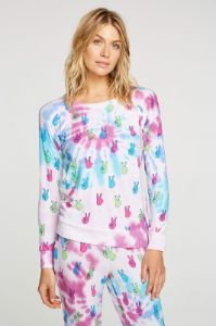Tie Dye Peace Out Pullover sold by Chaser