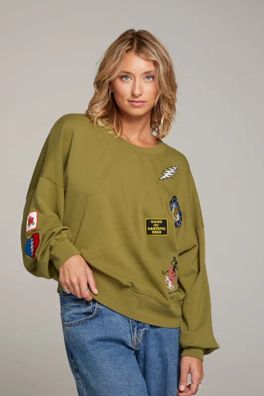 Grateful Dead Patches Long Sleeve sold by Chaser