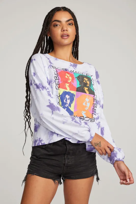 Bob Marley Soul Rebel Long Sleeve Tee sold by Chaser
