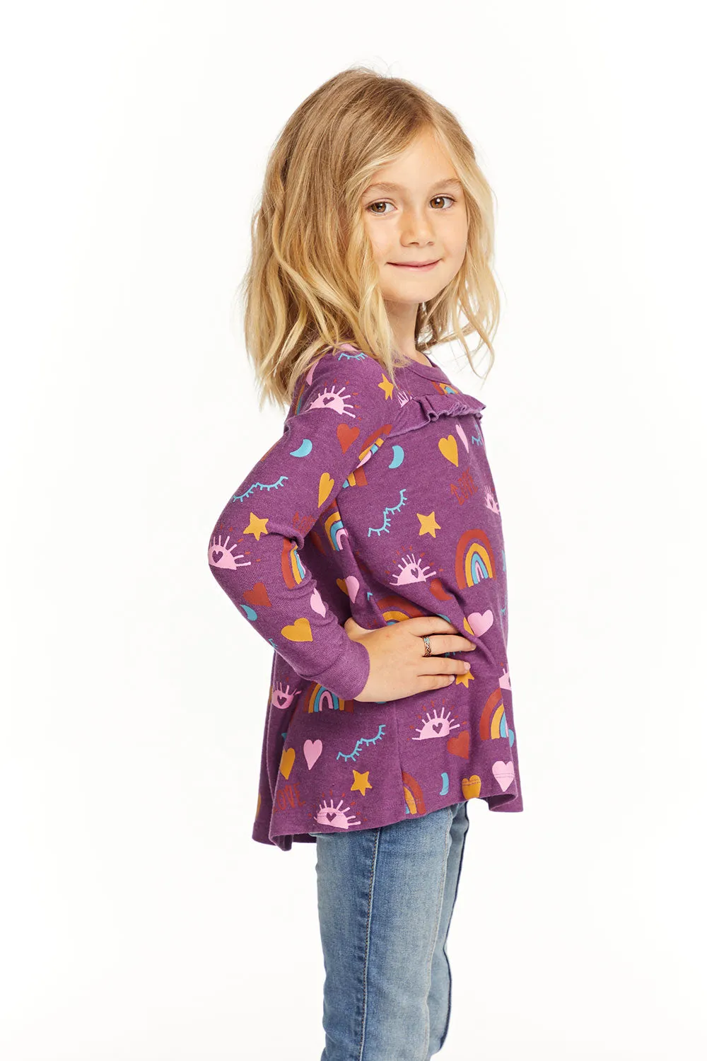 Rainbow Love Long Sleeve sold by Chaser product image thumbnail 3