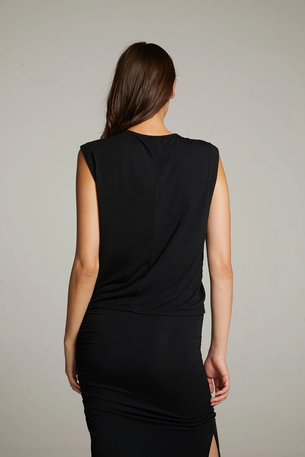 Ocean True Black Tank sold by Chaser product image thumbnail 4