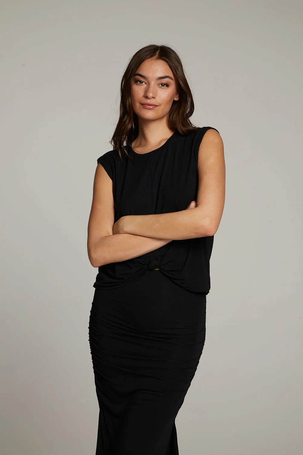 Ocean True Black Tank sold by Chaser