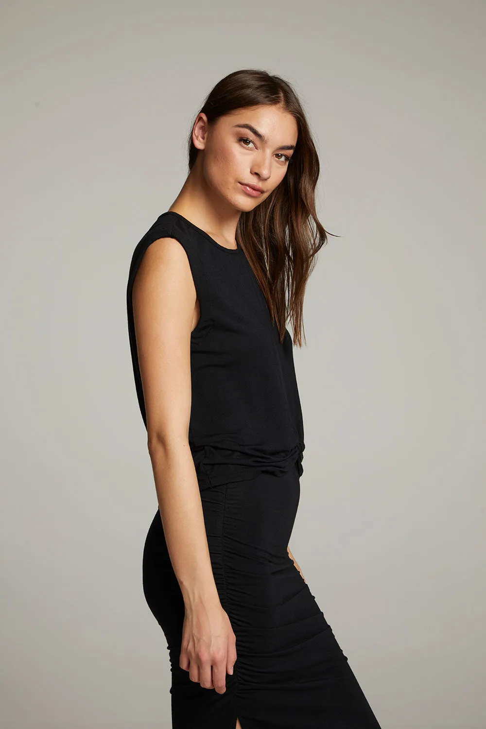 Ocean True Black Tank sold by Chaser product image thumbnail 3