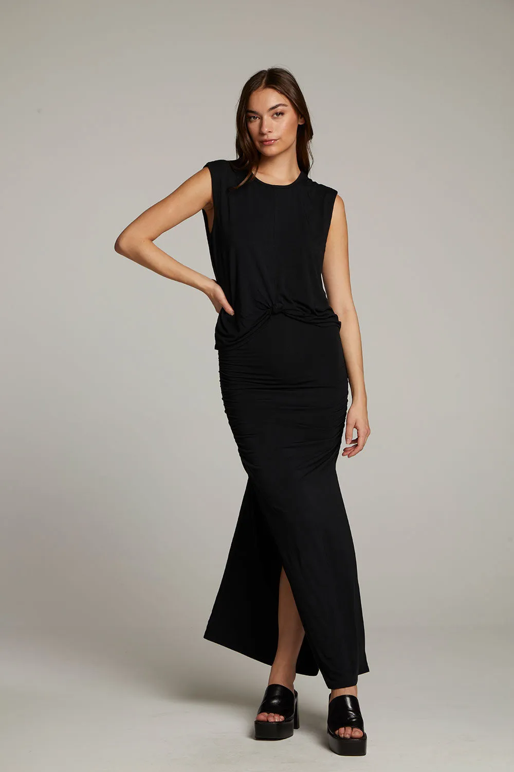 Ocean True Black Tank sold by Chaser product image thumbnail 5