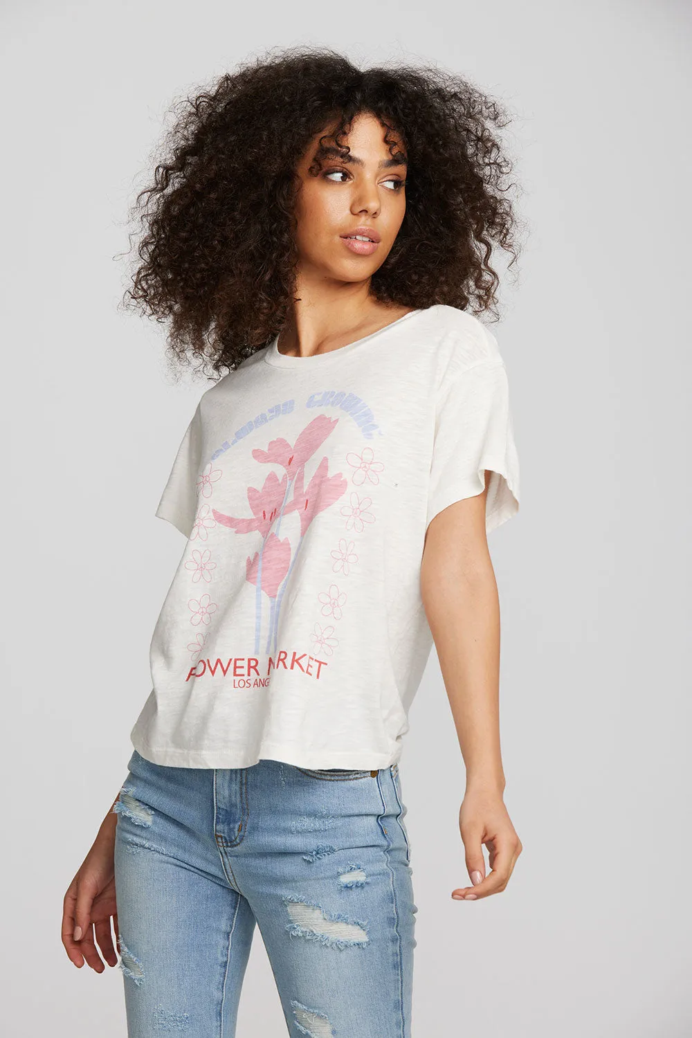 Flower Market Tee sold by Chaser product image thumbnail 2