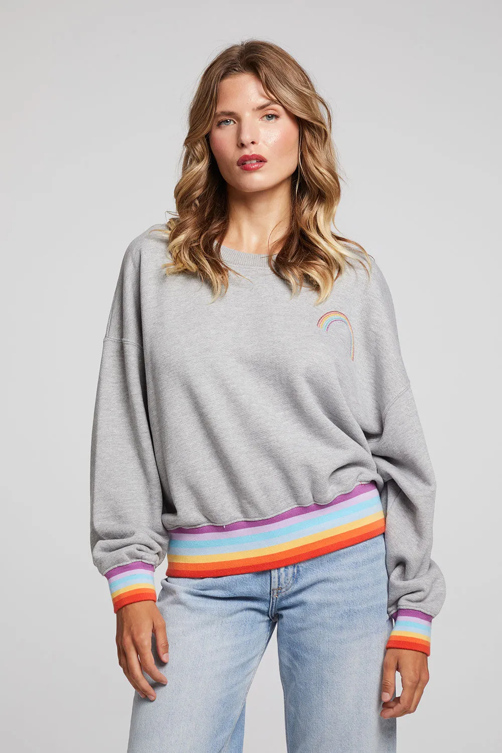 Rainbow Pullover sold by Chaser product image thumbnail 4