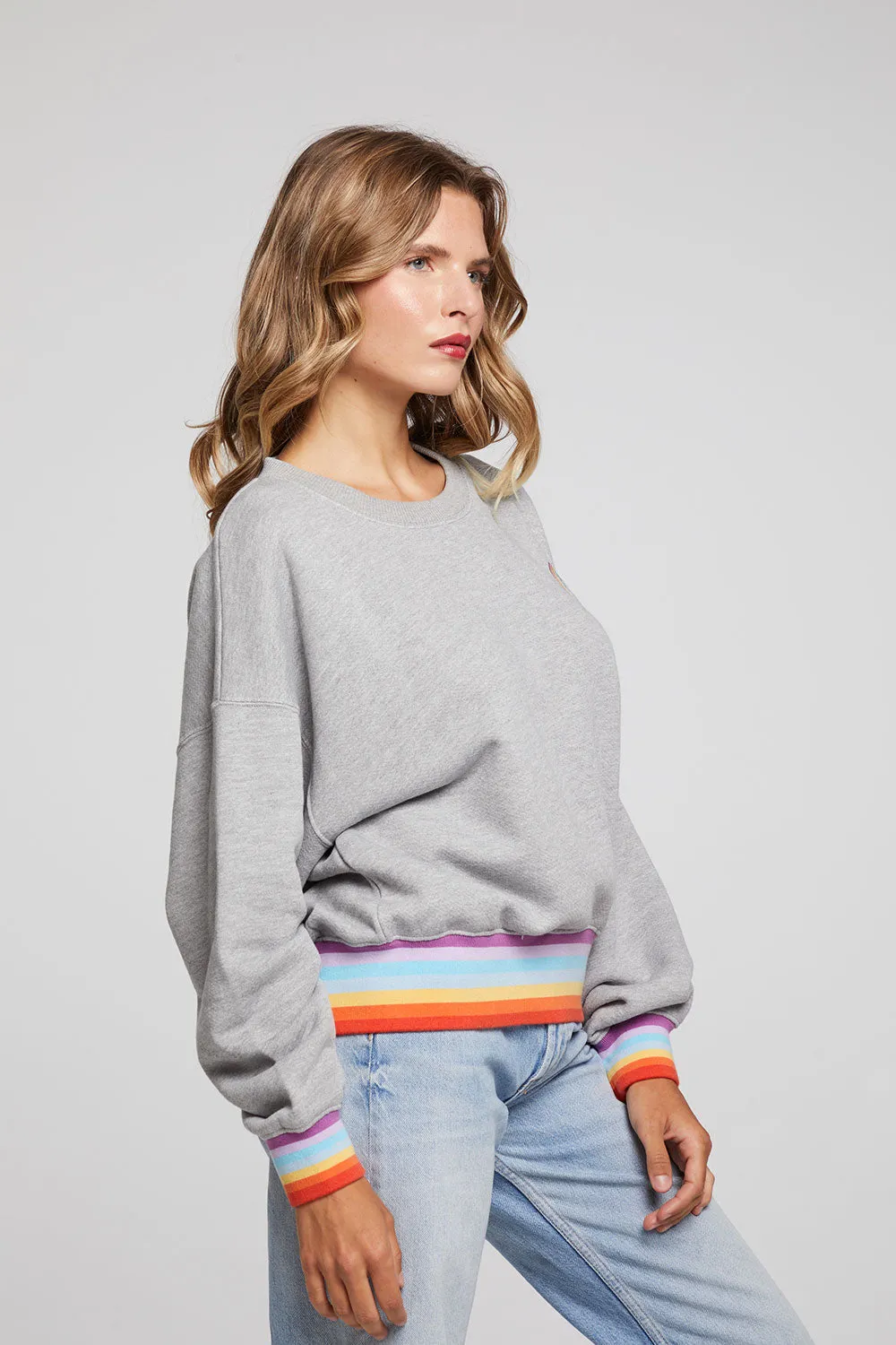 Rainbow Pullover sold by Chaser product image thumbnail 2
