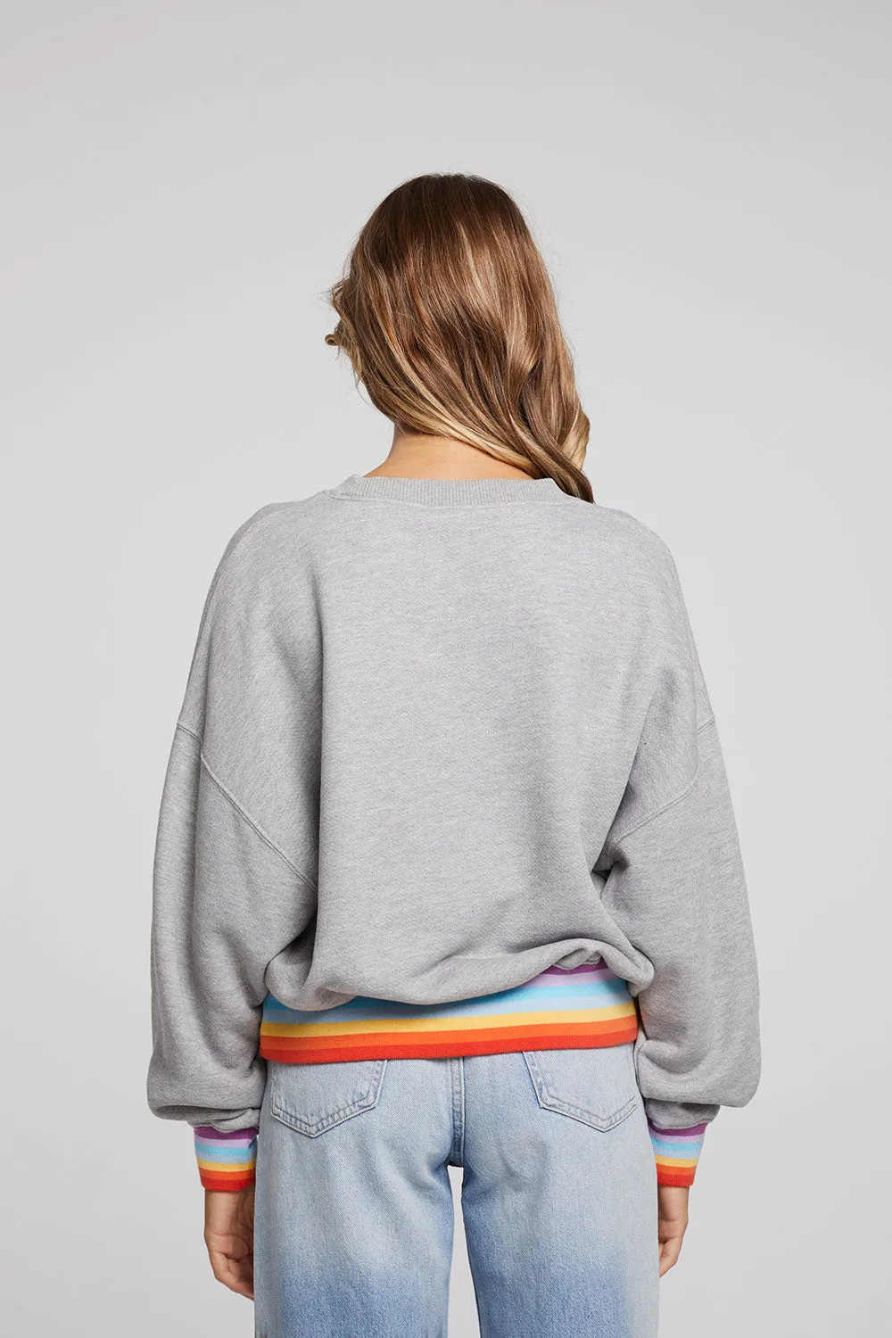 Rainbow Pullover sold by Chaser product image thumbnail 3