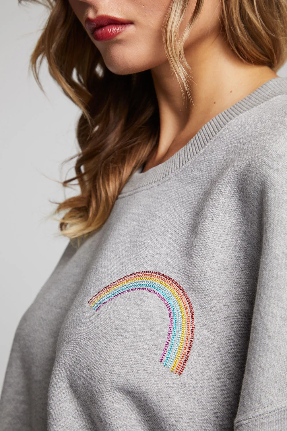 Rainbow Pullover sold by Chaser product image thumbnail 5