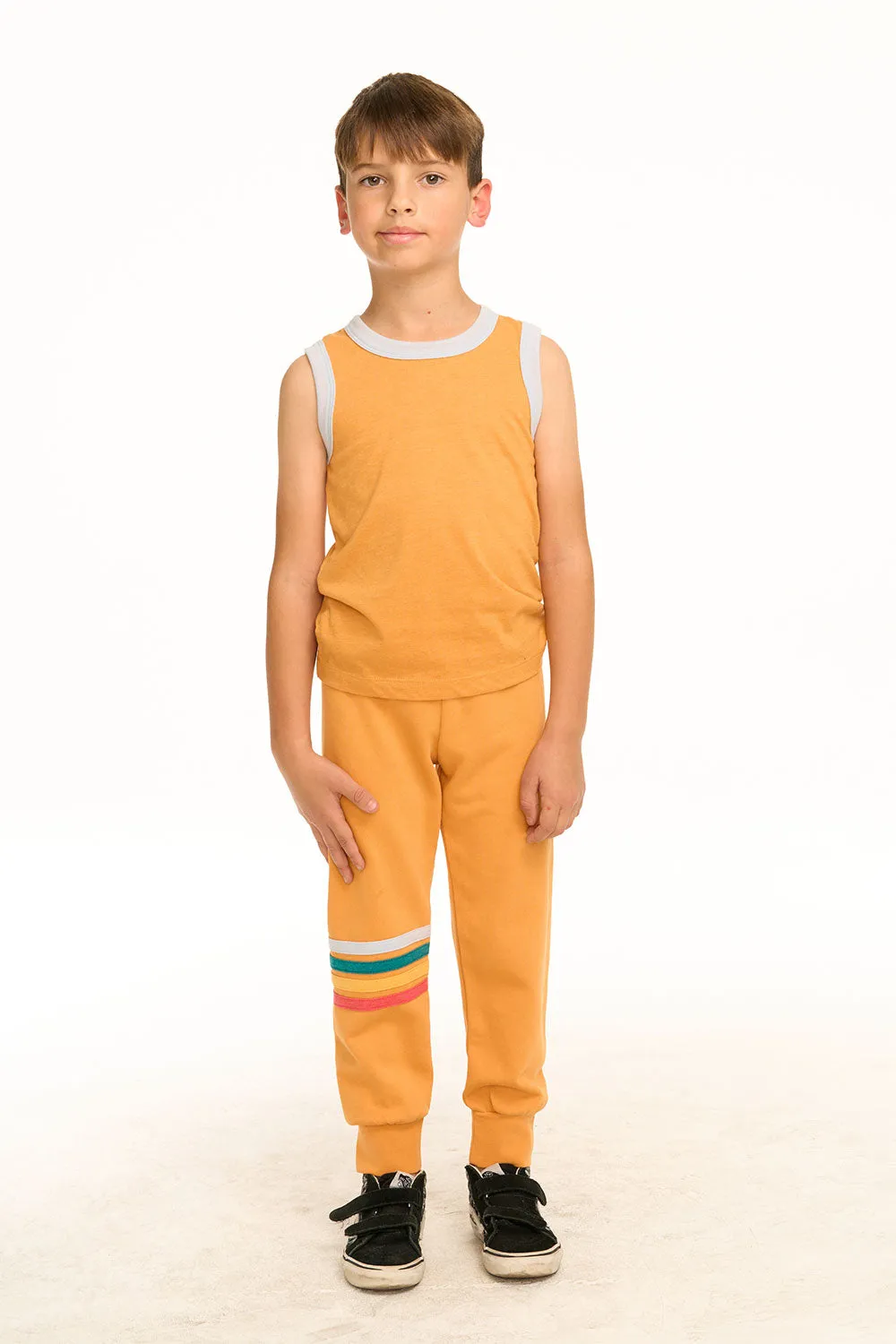 Boy's SoCal Stripes Recycled Vintage Jersey Tank sold by Chaser product image thumbnail 3