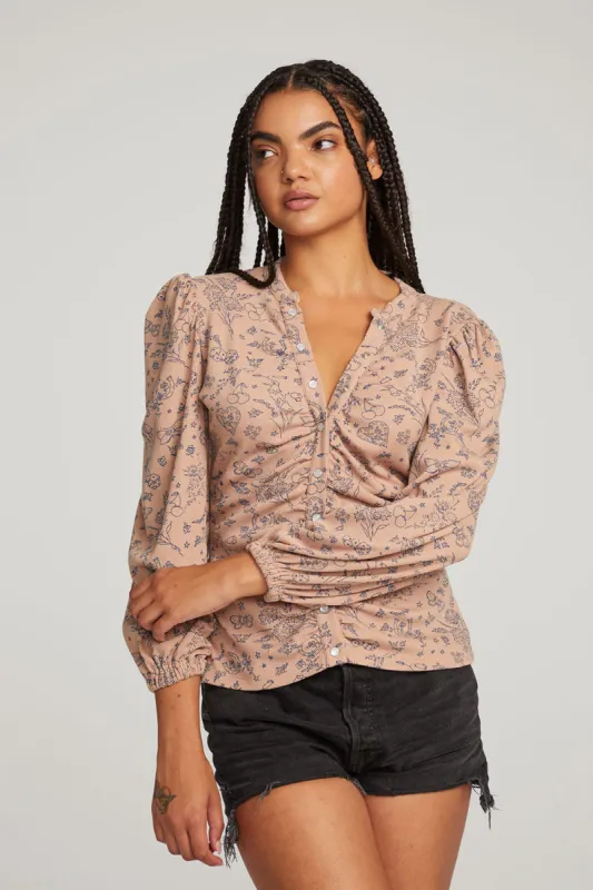 Ditsy Print Long Sleeve sold by Chaser