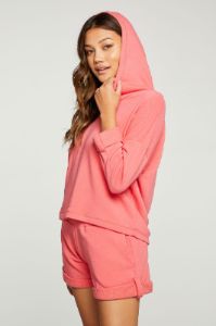 Slub French Terry Rolled Sleeve Pullover Hoodie sold by Chaser