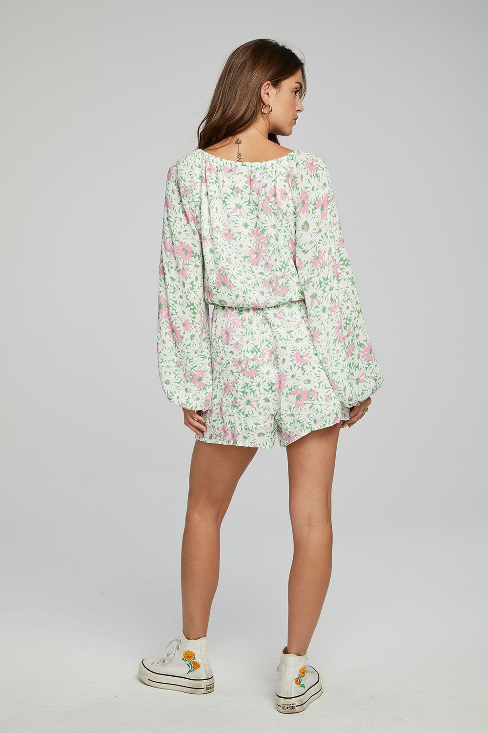 Morrison Romper - Daisy Floral Print sold by Chaser product image thumbnail 3