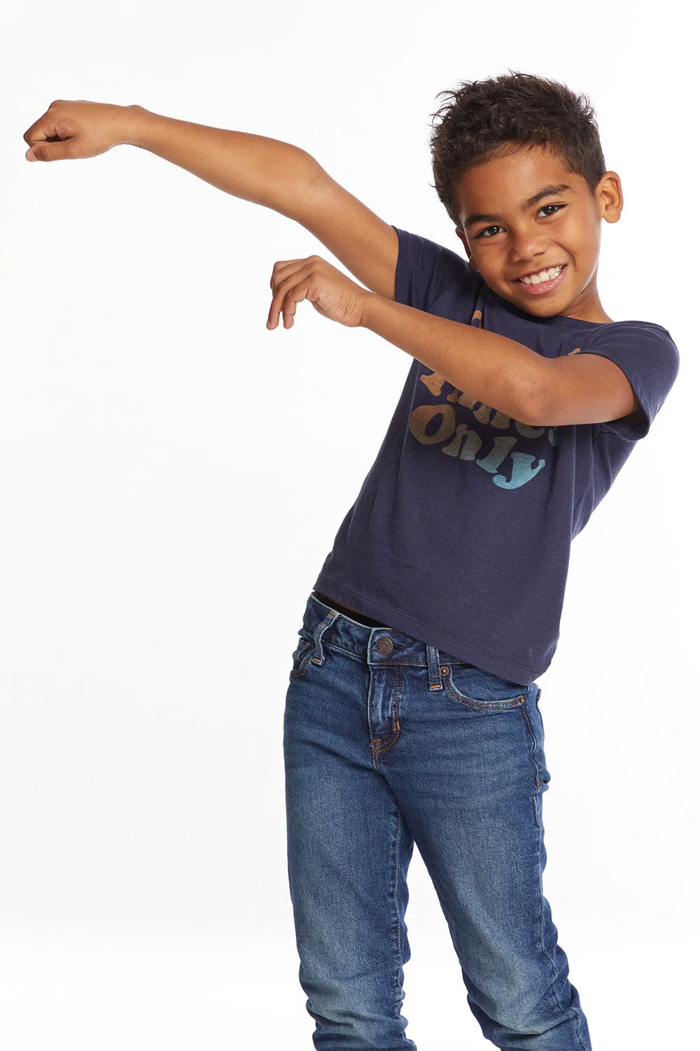 Good Times Only Boys Tee sold by Chaser product image thumbnail 2