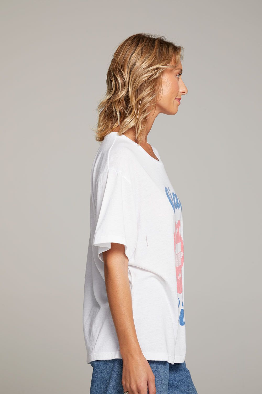 Ciao Ciao Lips Tee sold by Chaser product image thumbnail 3
