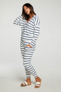 Recycled Bliss Knit Long Sleeve Double V Pullover sold by Chaser
