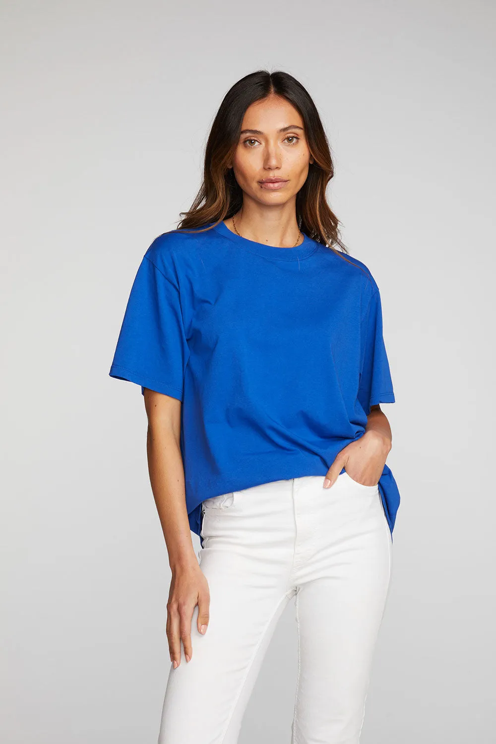 Cotton Jersey Short Sleeve Crewneck Tee sold by Chaser