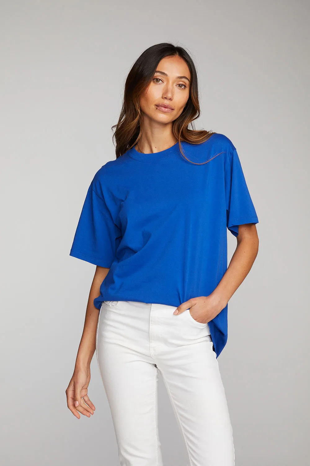 Cotton Jersey Short Sleeve Crewneck Tee sold by Chaser product image thumbnail 3