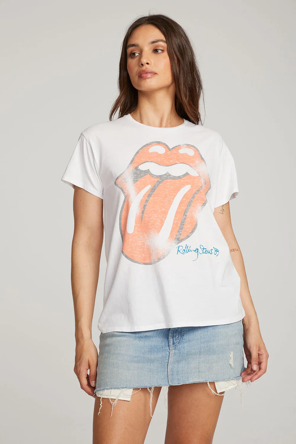 Rolling Stones Classic Logo Tee sold by Chaser product image thumbnail 5