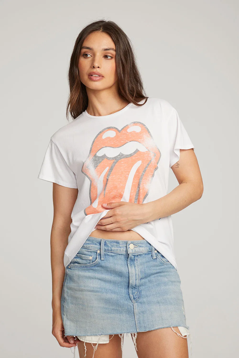 Rolling Stones Classic Logo Tee sold by Chaser product image thumbnail 3