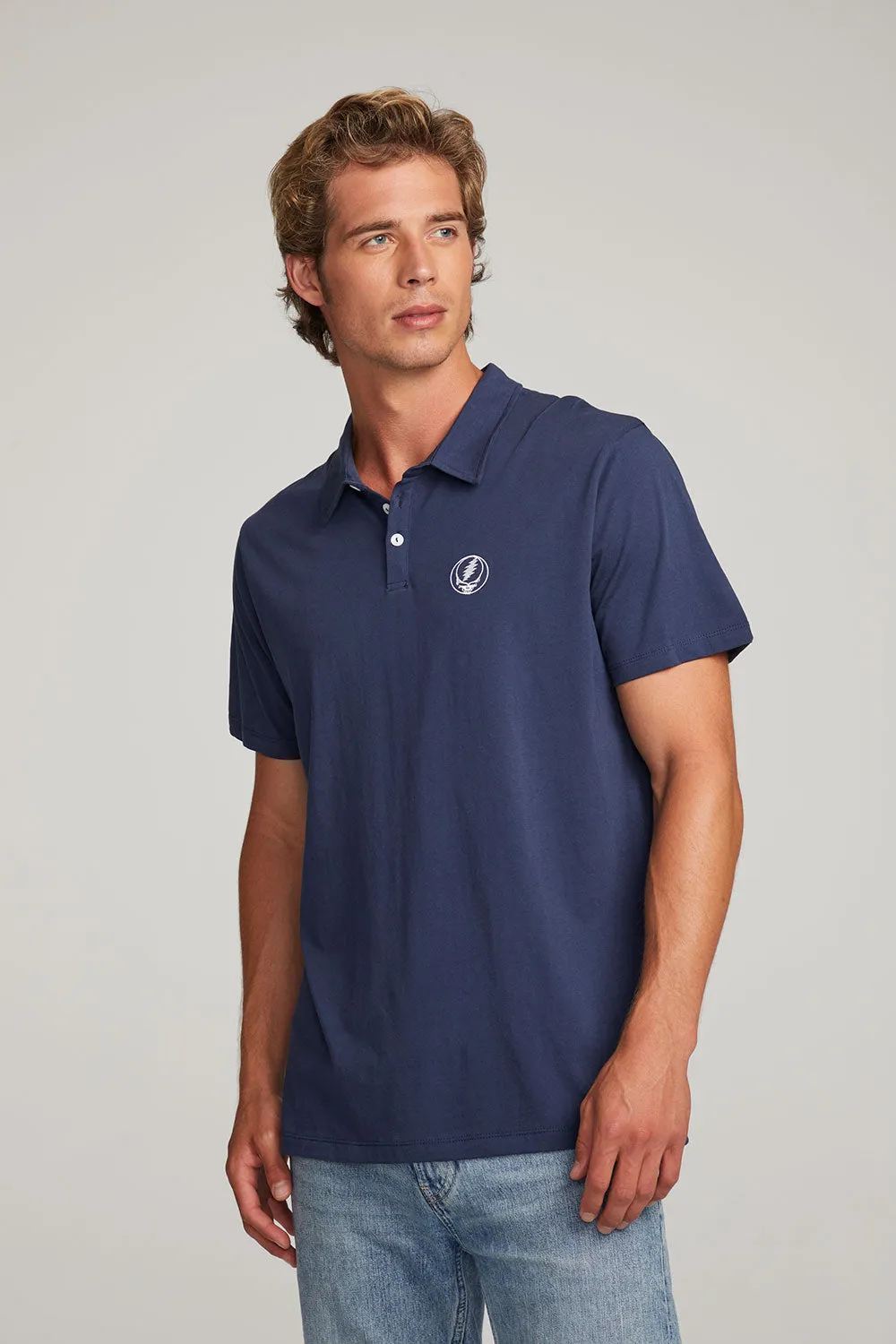 Grateful Dead Steal Your Face Polo Shirt sold by Chaser product image thumbnail 3