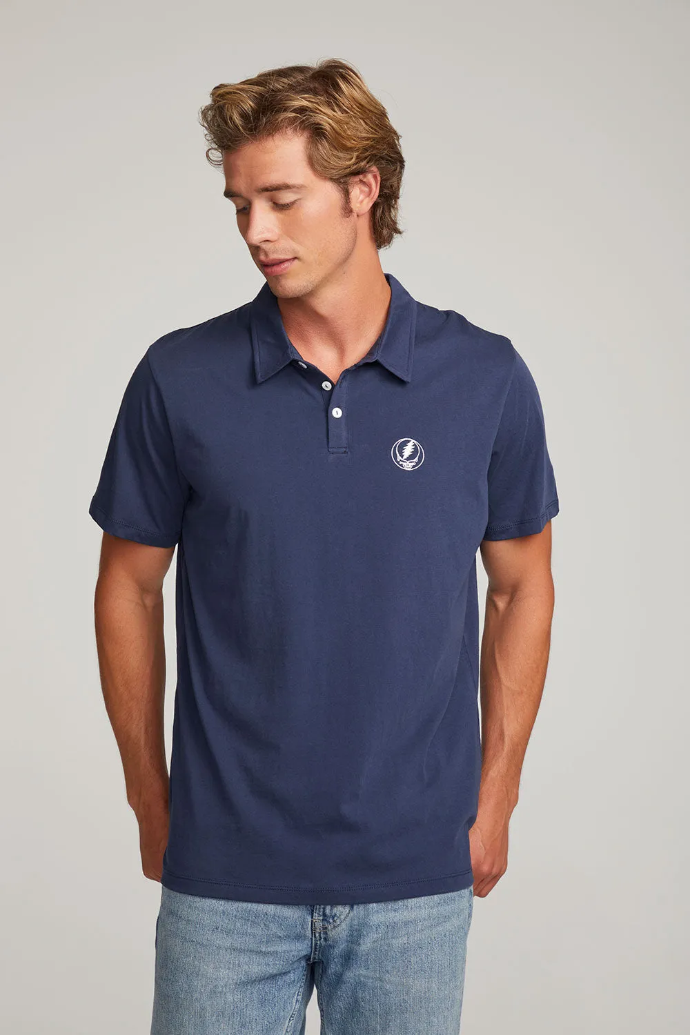Grateful Dead Steal Your Face Polo Shirt sold by Chaser product image thumbnail 2