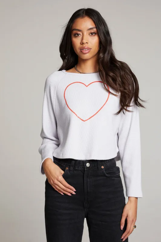 Outline Heart Long Sleeve sold by Chaser