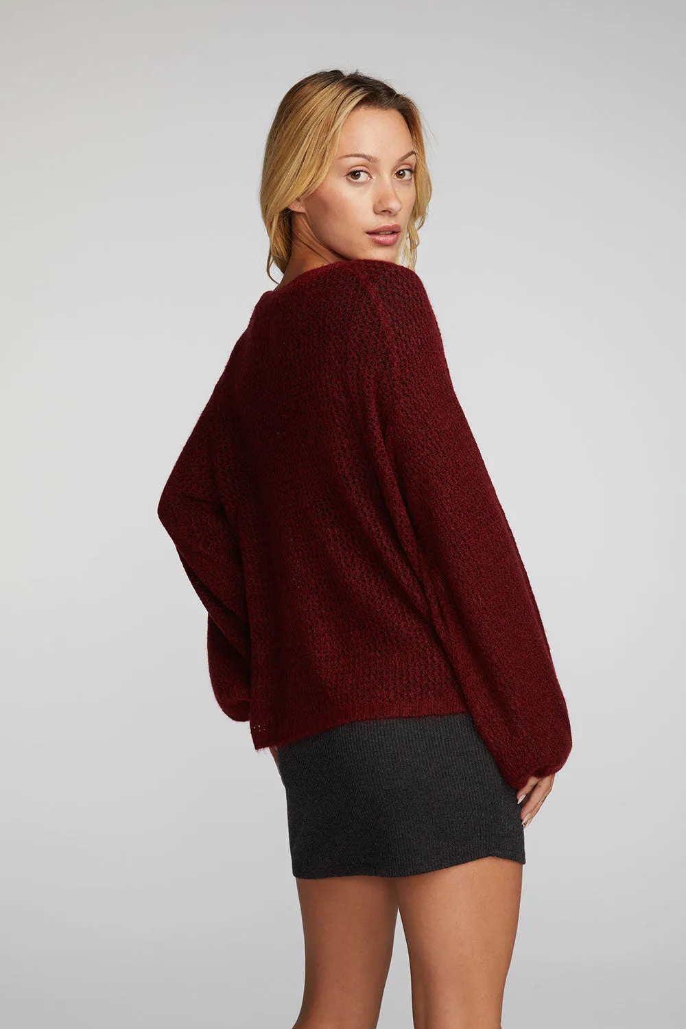 Mohair Sweater Knit Belle Pullover sold by Chaser product image thumbnail 2