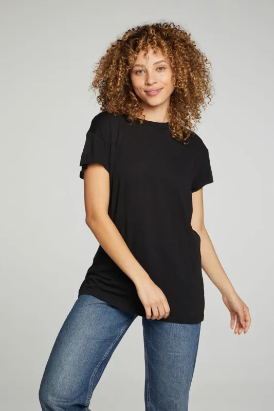 Cap Sleeve Crew Neck Tee sold by Chaser