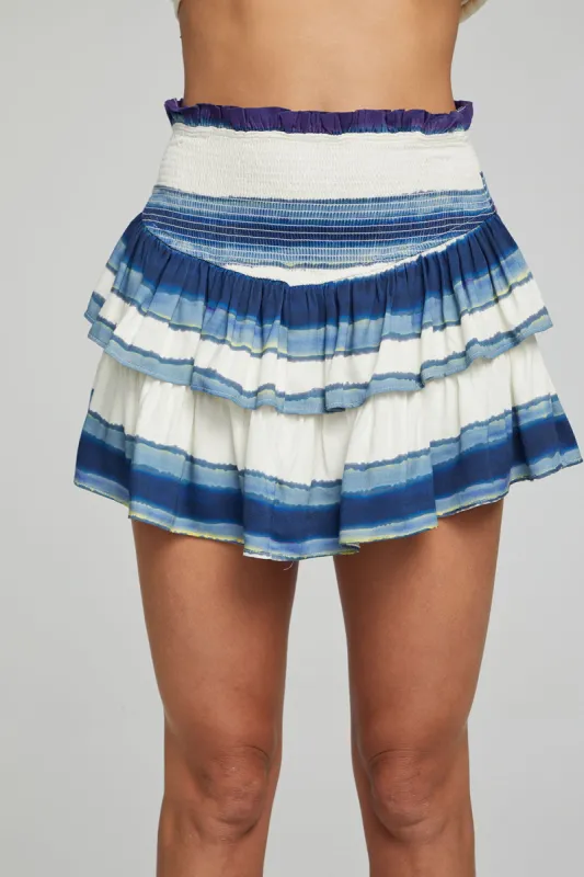 Cruz Mini Skirt - Pacific Stripe made by Chaser