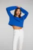 Cotton Jersey Cropped Long Sleeve Tee sold by Chaser