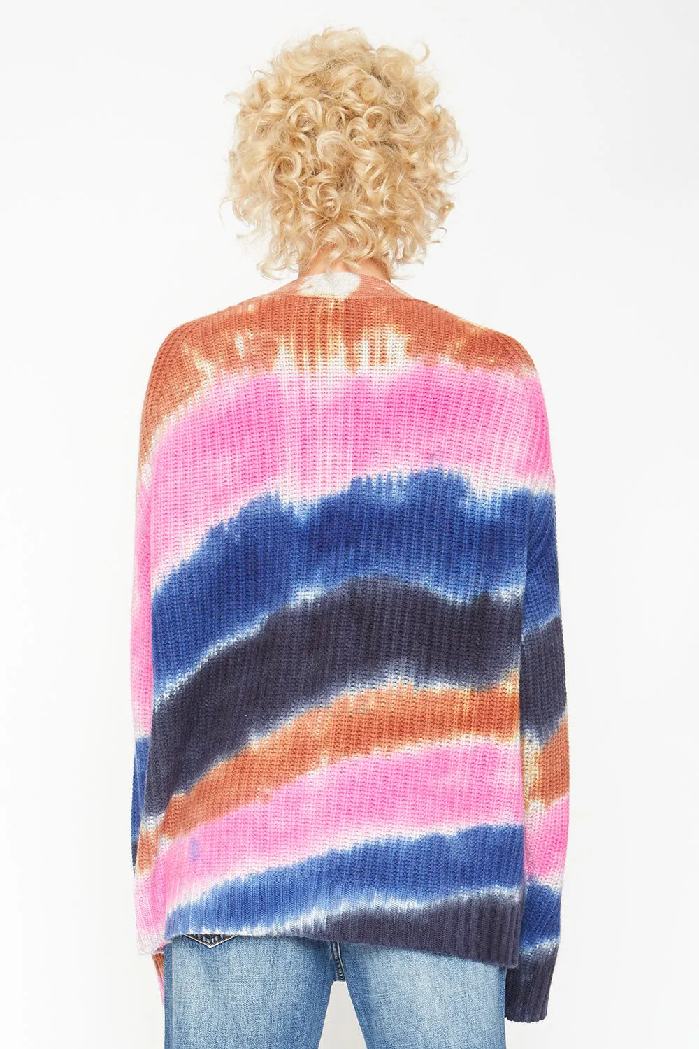 Grandpa Cardigan Sweater - Tie Dye sold by Chaser product image thumbnail 5