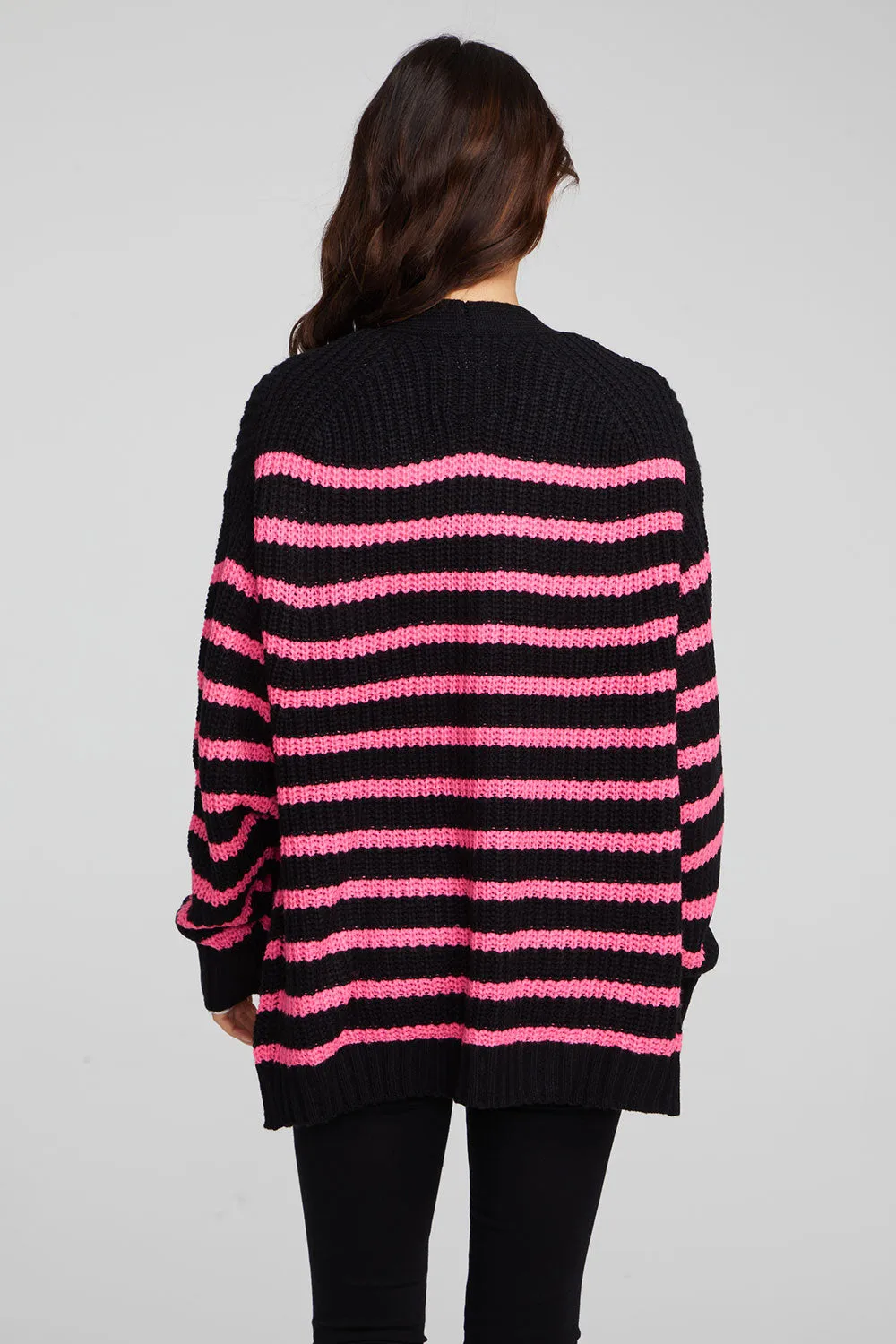 Vibe Melrose Stripe Cardigan sold by Chaser product image thumbnail 3