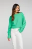 Cotton Jersey Cropped Long Sleeve Tee sold by Chaser