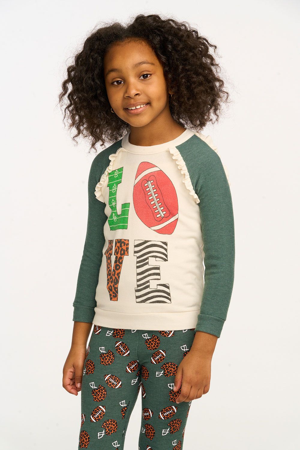 Love Football Tee sold by Chaser product image thumbnail 2