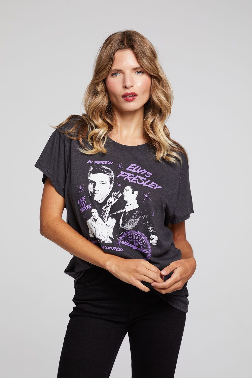 Sun Records The King Live Tee sold by Chaser product image thumbnail 2