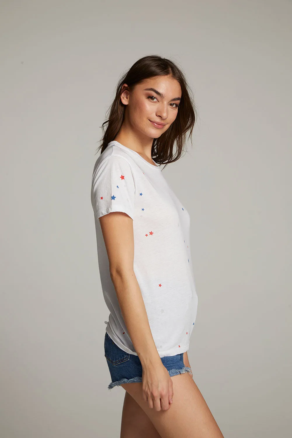 Americana Stars Crew Neck Tee sold by Chaser product image thumbnail 3